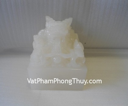 Ấn rồng Bạch  ngọc M060